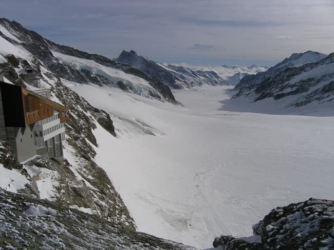 SUIZA, En tren