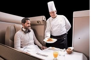 SUITE DE LUJO EN EL AVIÓN