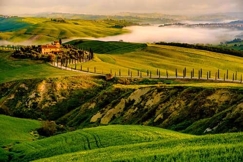 TOSCANA (ITALIA), EL VALLE PERFECTO