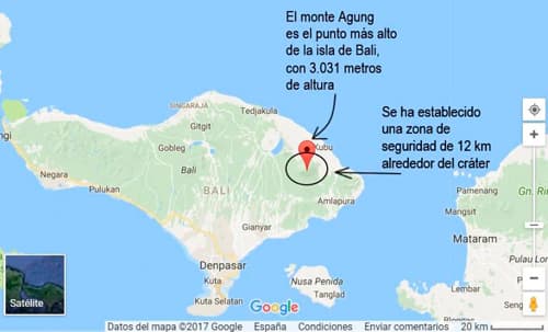BALI, EN ALERTA POR POSIBLE ERUPCIÓN DEL VOLCÁN AGUNG